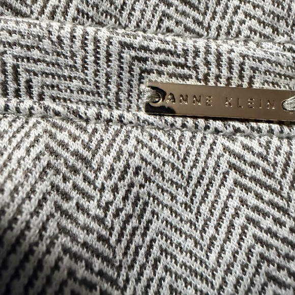 Anne Klein Light Gray Straight Leg Pants - Picture 3 of 6